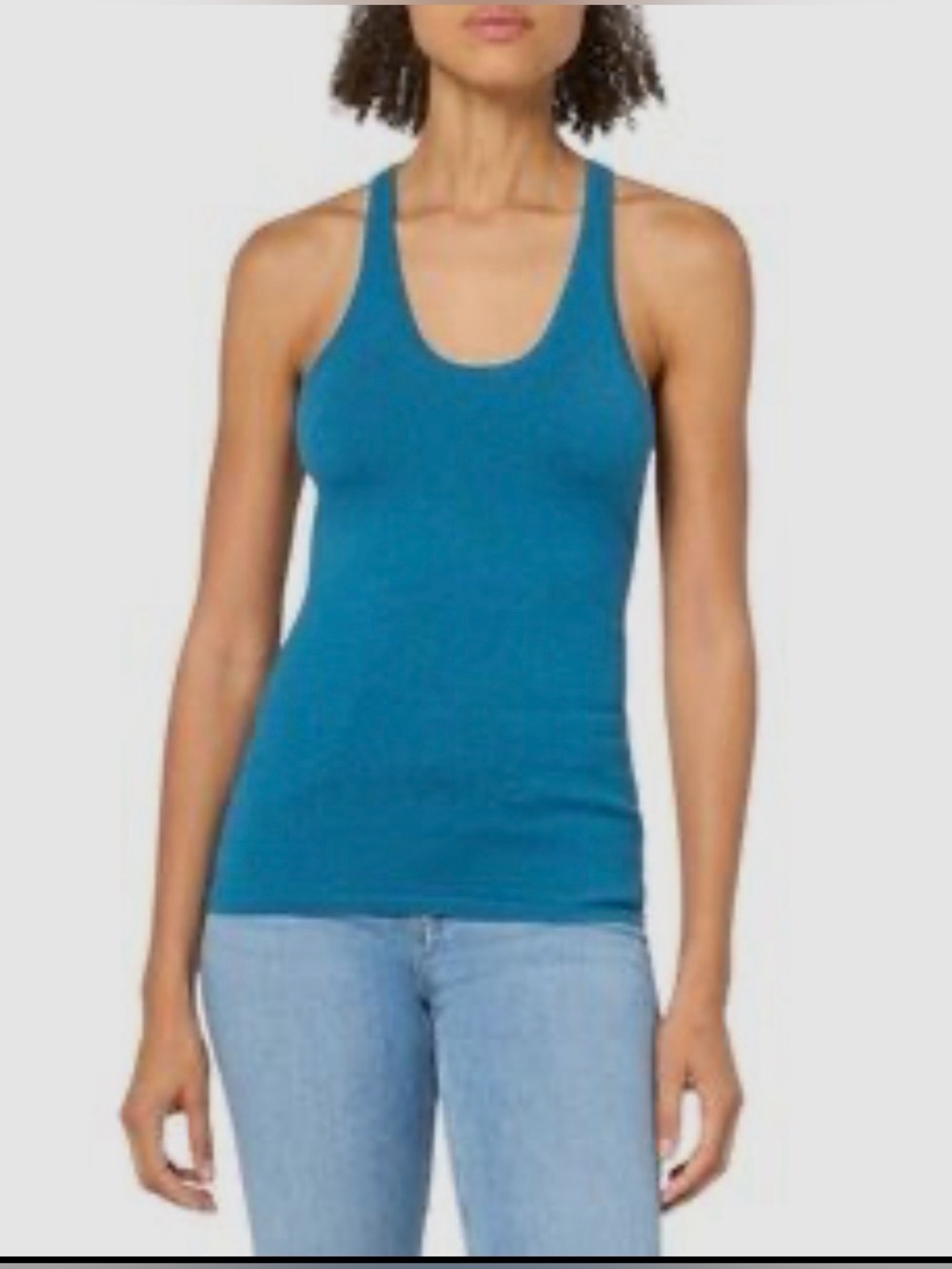 Trina Turk Teal Racerback Tank Top - Classic Slim Fit